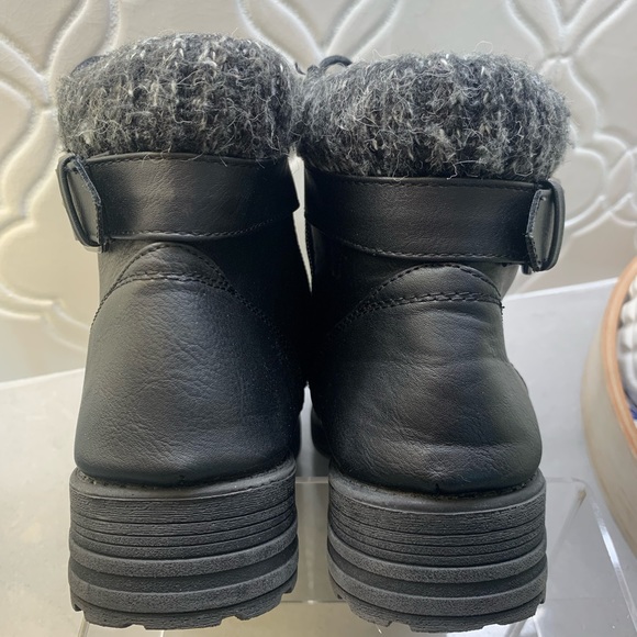 UNIONBAY ~ Stockholm Combat Boots Black Size 8 - Picture 6 of 14